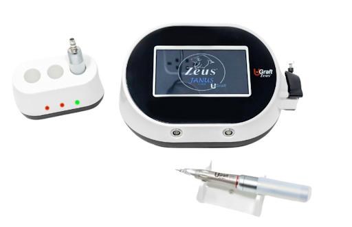 The UGraft Zeus-Janus is designed to empower hair transplant surgeons with unmatched flexibility, precision, and innovation.