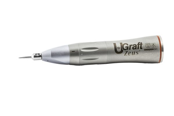 Dr.UGraft® Zeus FUE Hair Transplant System handpiece with basic intelligent punch