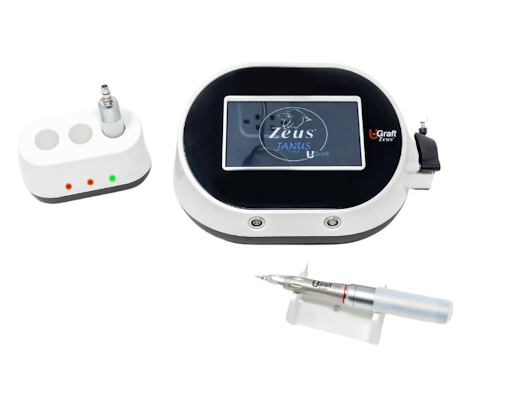 The UGraft Zeus-Janus is designed to empower hair transplant surgeons with unmatched flexibility, precision, and innovation.